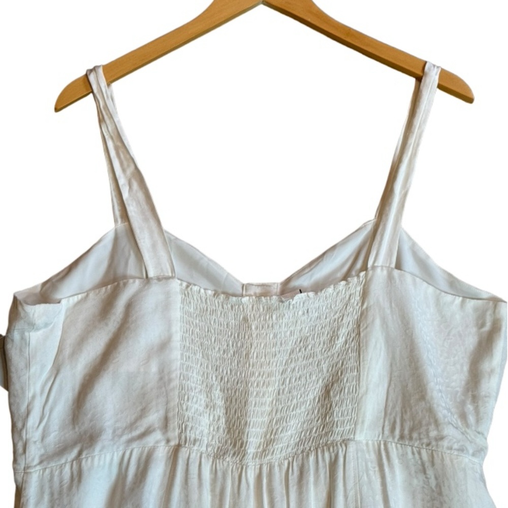 Good American The Bustier Jacquard Button Midi Dress size 5 (2XL) NWT - Picture 6 of 14